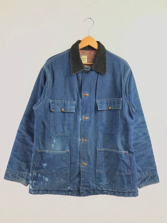 【現状渡し品】【メンズ】 BIG MAC ビッグマック 70's VINTAGE WORK COVERALLS 70年代 ヴィンテージ ワーク カバーオール ブランケットライナー JCPenney アウター 146-260429-yy-20-tag サイズ：なし カラー：ブルー 万代Net店