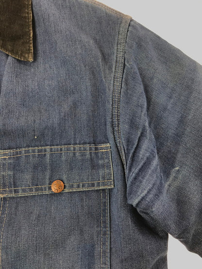 【現状渡し品】【メンズ】 BIG MAC ビッグマック 70's VINTAGE WORK COVERALLS 70年代 ヴィンテージ ワーク カバーオール ブランケットライナー JCPenney アウター 146-260429-yy-20-tag サイズ：なし カラー：ブルー 万代Net店