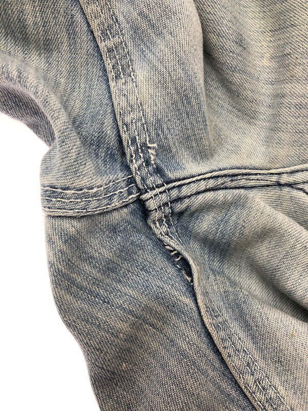 【現状渡し品】【メンズ】 RUGGED ラギット 70's～80's GREEN STITCH OVER ALL 1970～1980年代 グリーンステッチ オーバーオール ヴィンテージ 157-260823-su-07-tagh カラー：インディゴ 万代Net店