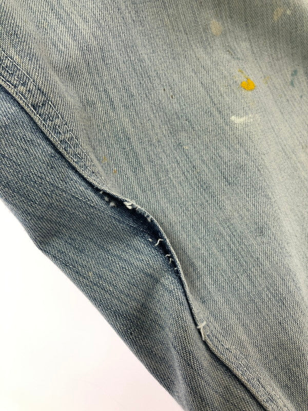 【現状渡し品】【メンズ】 RUGGED ラギット 70's～80's GREEN STITCH OVER ALL 1970～1980年代 グリーンステッチ オーバーオール ヴィンテージ 157-260823-su-07-tagh カラー：インディゴ 万代Net店