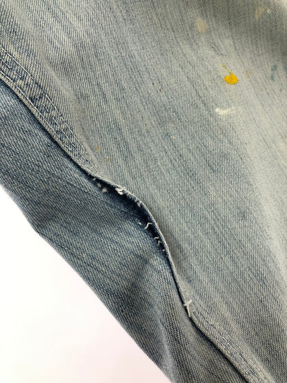 【現状渡し品】【メンズ】 RUGGED ラギット 70's～80's GREEN STITCH OVER ALL 1970～1980年代 グリーンステッチ オーバーオール ヴィンテージ 157-260823-su-07-tagh カラー：インディゴ 万代Net店