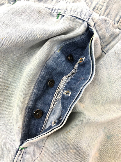 【現状渡し品】【メンズ】 RUGGED ラギット 70's～80's GREEN STITCH OVER ALL 1970～1980年代 グリーンステッチ オーバーオール ヴィンテージ 157-260823-su-07-tagh カラー：インディゴ 万代Net店