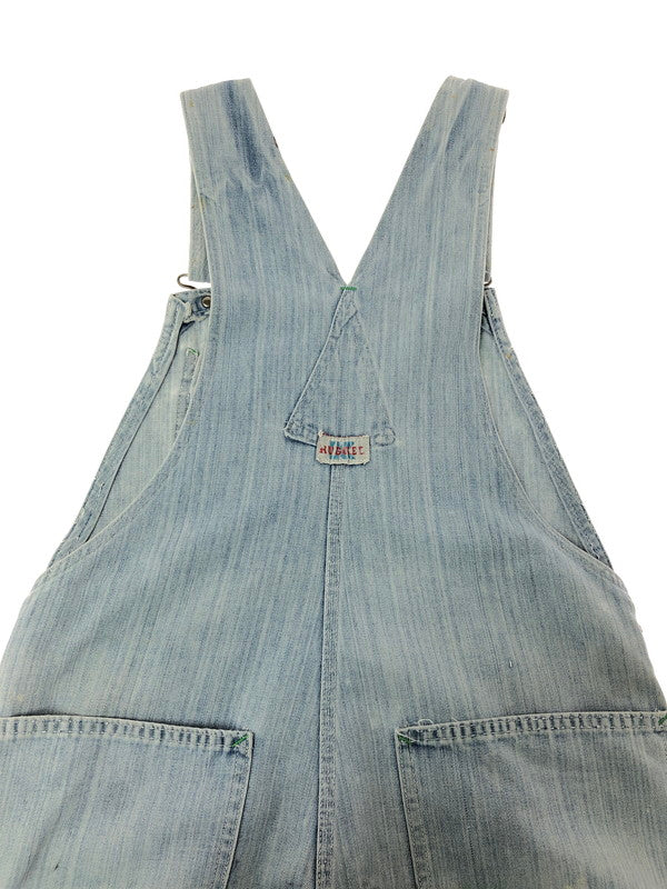 【現状渡し品】【メンズ】 RUGGED ラギット 70's～80's GREEN STITCH OVER ALL 1970～1980年代 グリーンステッチ オーバーオール ヴィンテージ 157-260823-su-07-tagh カラー：インディゴ 万代Net店