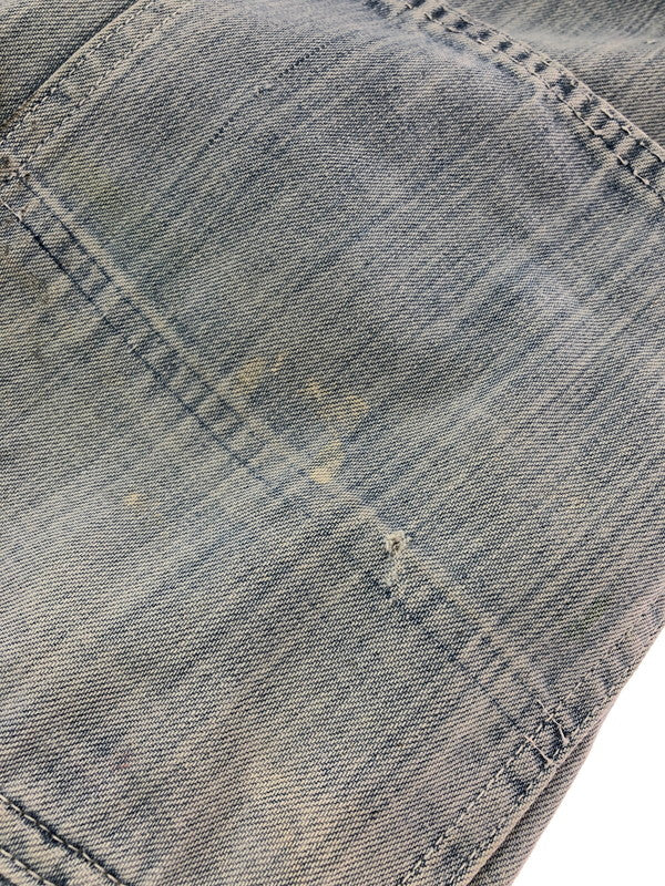 【現状渡し品】【メンズ】 RUGGED ラギット 70's～80's GREEN STITCH OVER ALL 1970～1980年代 グリーンステッチ オーバーオール ヴィンテージ 157-260823-su-07-tagh カラー：インディゴ 万代Net店
