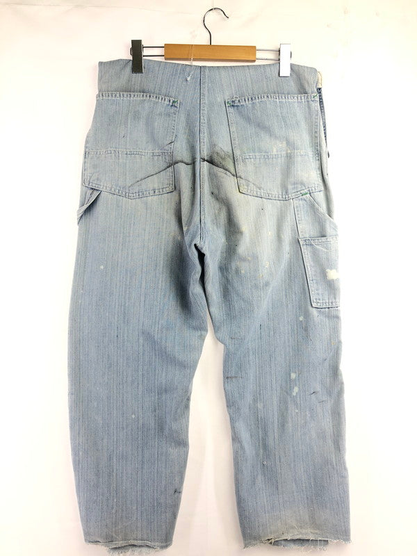 【現状渡し品】【メンズ】 RUGGED ラギット 70's～80's GREEN STITCH OVER ALL 1970～1980年代 グリーンステッチ オーバーオール ヴィンテージ 157-260823-su-07-tagh カラー：インディゴ 万代Net店