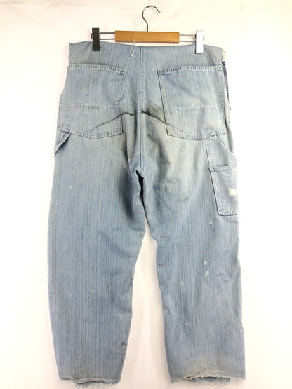 【現状渡し品】【メンズ】 RUGGED ラギット 70's～80's GREEN STITCH OVER ALL 1970～1980年代 グリーンステッチ オーバーオール ヴィンテージ 157-260823-su-07-tagh カラー：インディゴ 万代Net店