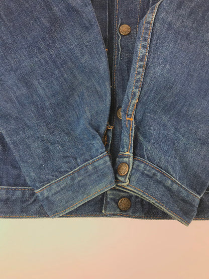 【中古品】【メンズ】 MONTGOMERY WARD モンゴメリーワード 70's VINTAGE DENIM JACKET 70年代 ヴィンテージ デニムジャケット アウター 146-260429-yy-09-tag サイズ：なし カラー：ブルー 万代Net店