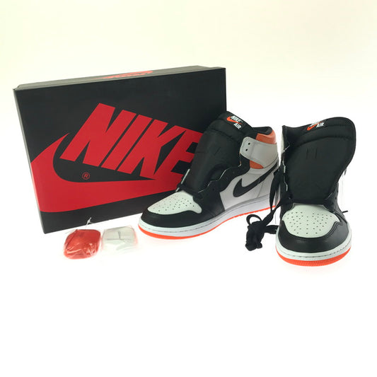 【中古美品】【メンズ】 NIKE ナイキ AIR JORDAN 1 RETRO HIGH OG 555088-180 エアジョーダン 1 レトロ ハイ スニーカー 靴 160-260321-na-14-tag サイズ：28cm US 10 カラー：WHITE/BLACK-ELECTRO ORANGE 万代Net店