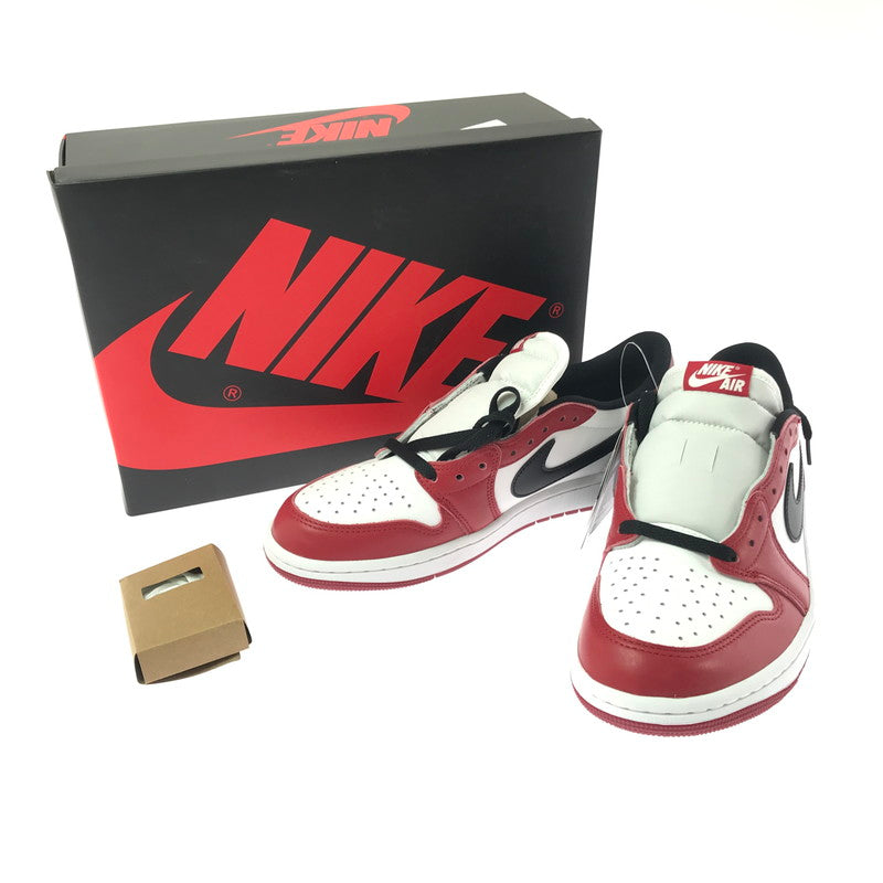 【中古美品】【メンズ】 NIKE ナイキ AIR JORDAN 1 RETRO LOW OG CHICAGO HQ6998-600 エアジョーダン 1 レトロ ロー シカゴ スニーカー 靴 160-260321-na-13-tag サイズ：27.5cm US 9.5 カラー：VARSITY RED/BLACK-SUMMIT WHITE 万代Net店
