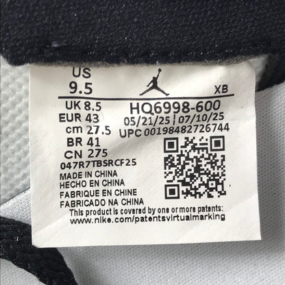 【中古美品】【メンズ】 NIKE ナイキ AIR JORDAN 1 RETRO LOW OG CHICAGO HQ6998-600 エアジョーダン 1 レトロ ロー シカゴ スニーカー 靴 160-260321-na-13-tag サイズ：27.5cm US 9.5 カラー：VARSITY RED/BLACK-SUMMIT WHITE 万代Net店