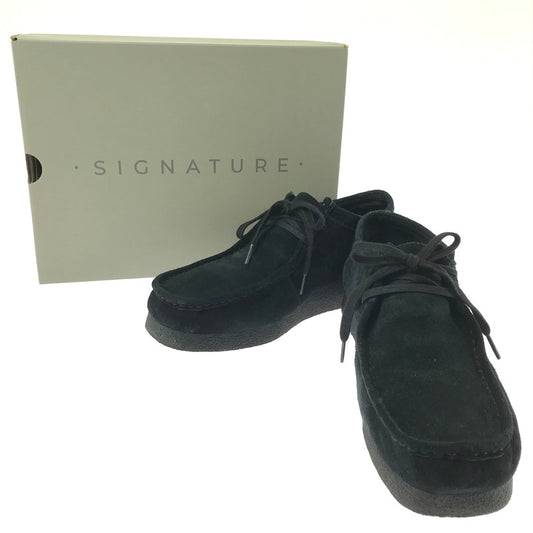 【現状渡し品】【メンズ】 Clarks クラークス WALLABEES BOOTS ワラビー ブーツ 靴 164-260321-na-06-tag サイズ：US 11 カラー：ブラック 万代Net店