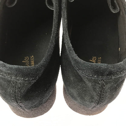 【現状渡し品】【メンズ】 Clarks クラークス WALLABEES BOOTS ワラビー ブーツ 靴 164-260321-na-06-tag サイズ：US 11 カラー：ブラック 万代Net店