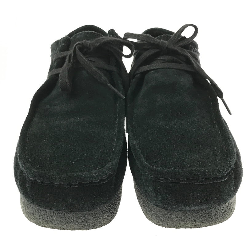 【現状渡し品】【メンズ】 Clarks クラークス WALLABEES BOOTS ワラビー ブーツ 靴 164-260321-na-06-tag サイズ：US 11 カラー：ブラック 万代Net店