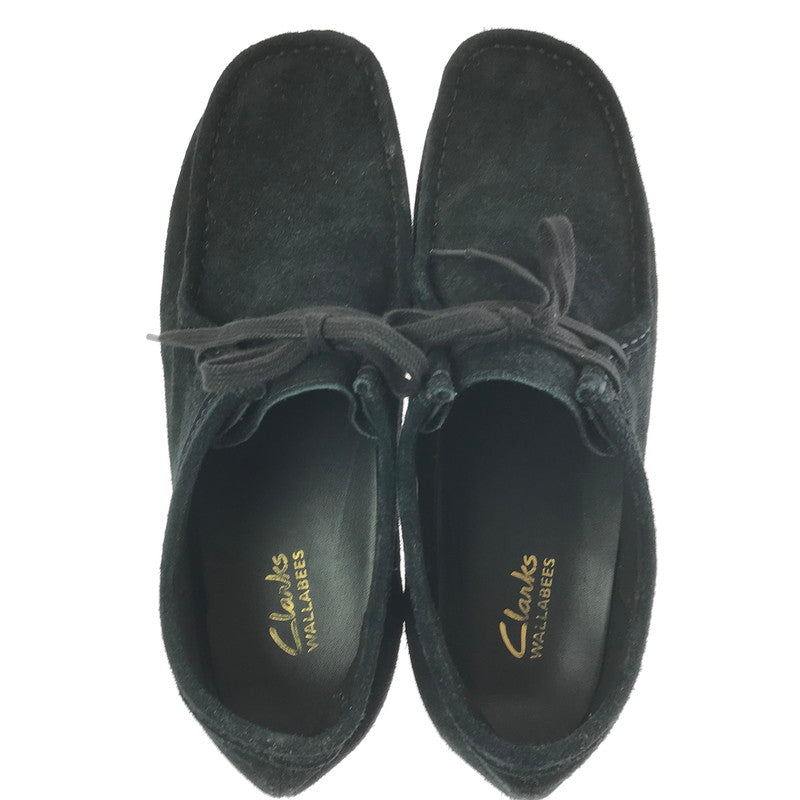【現状渡し品】【メンズ】 Clarks クラークス WALLABEES BOOTS ワラビー ブーツ 靴 164-260321-na-06-tag サイズ：US 11 カラー：ブラック 万代Net店