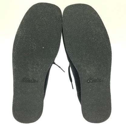 【現状渡し品】【メンズ】 Clarks クラークス WALLABEES BOOTS ワラビー ブーツ 靴 164-260321-na-06-tag サイズ：US 11 カラー：ブラック 万代Net店