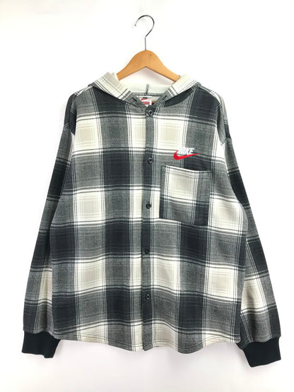【中古品】【メンズ】 SUPREME シュプリーム ×NIKE ナイキ 18FW PLAID HOODED SWEATSHIRT AR5572-010 プレイド フーデッド スウェットシャツ 149-260427-na-20-tagh サイズ：M カラー：マルチカラー 万代Net店