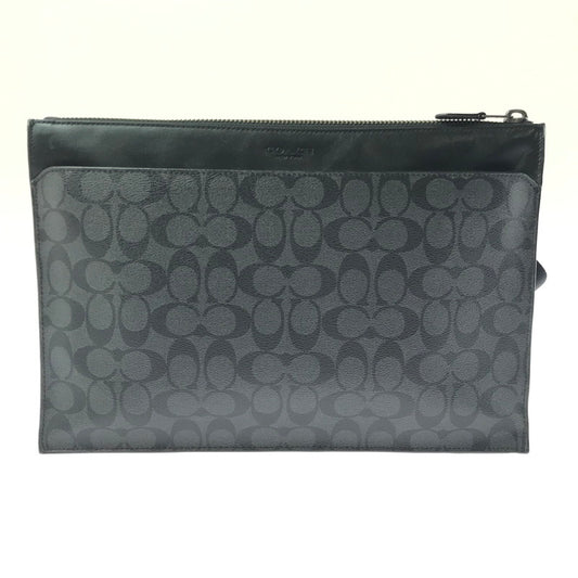 【中古品】【メンズ】 COACH コーチ E1844 F37468 SIGNATURE SHOULDER BAG シグネチャー ショルダー バッグ 鞄 カバン 188-260704-ty-09-tagh カラー：ブラック 万代Net店