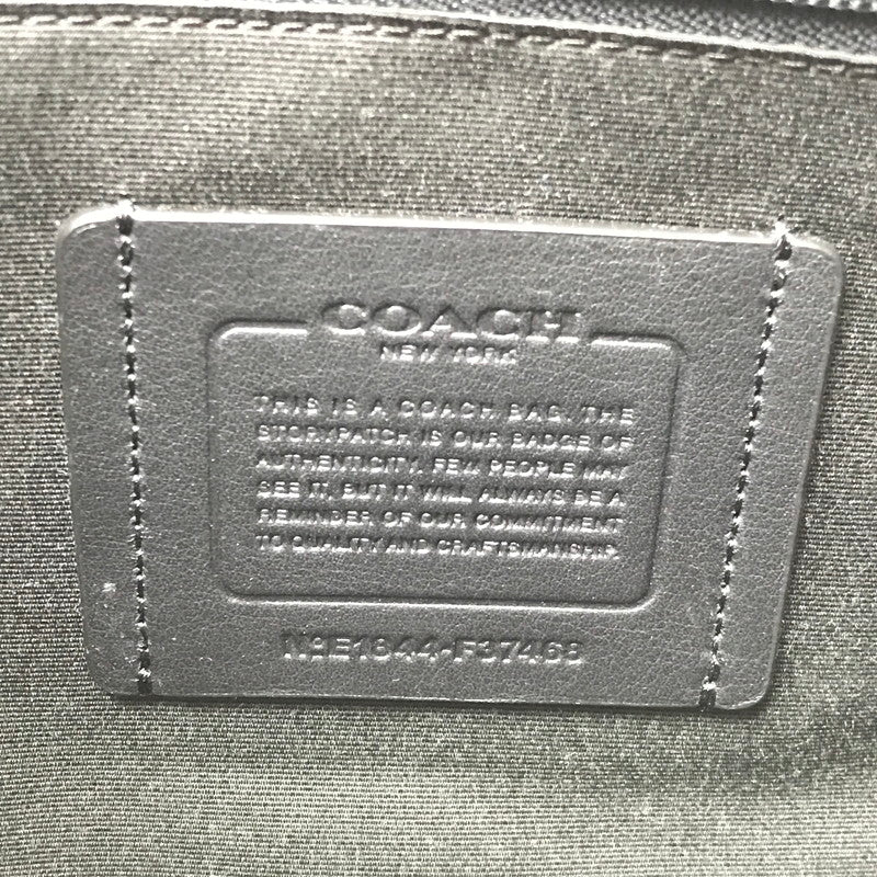 【中古品】【メンズ】 COACH コーチ E1844 F37468 SIGNATURE SHOULDER BAG シグネチャー ショルダー バッグ 鞄 カバン 188-260704-ty-09-tagh カラー：ブラック 万代Net店