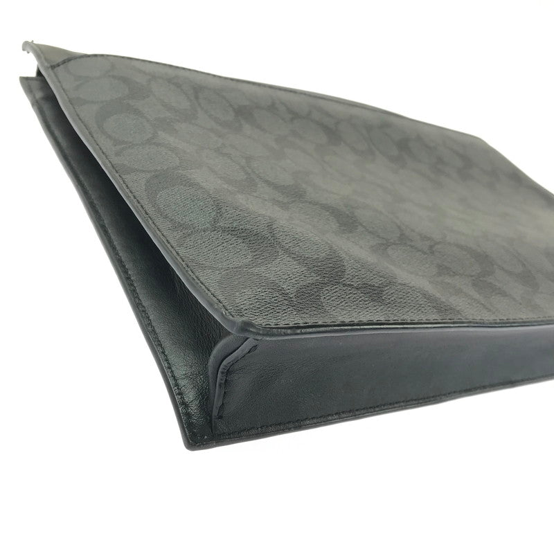 【中古品】【メンズ】 COACH コーチ E1844 F37468 SIGNATURE SHOULDER BAG シグネチャー ショルダー バッグ 鞄 カバン 188-260704-ty-09-tagh カラー：ブラック 万代Net店