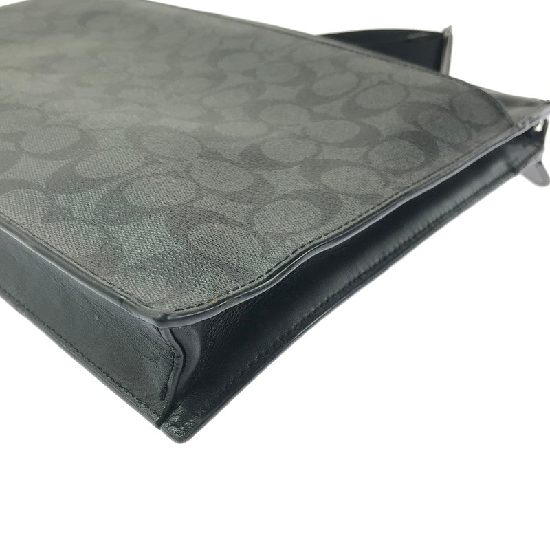 【中古品】【メンズ】 COACH コーチ E1844 F37468 SIGNATURE SHOULDER BAG シグネチャー ショルダー バッグ 鞄 カバン 188-260704-ty-09-tagh カラー：ブラック 万代Net店