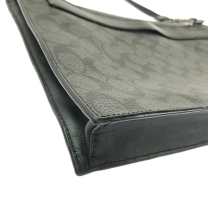 【中古品】【メンズ】 COACH コーチ E1844 F37468 SIGNATURE SHOULDER BAG シグネチャー ショルダー バッグ 鞄 カバン 188-260704-ty-09-tagh カラー：ブラック 万代Net店