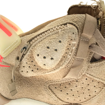 【現状渡し品】【メンズ】 NIKE ナイキ × TRAVIS SCOTT トラヴィススコット コラボ AIR JORDAN 6 RETRO DH0690-200 エアジョーダン 6 レトロ スぺシャル スニーカー 靴 160-260323-yy-06-tag サイズ：26cm/US8 カラー：BRITISH KHAKI/BRIGHT CRIMSON 万代Net店