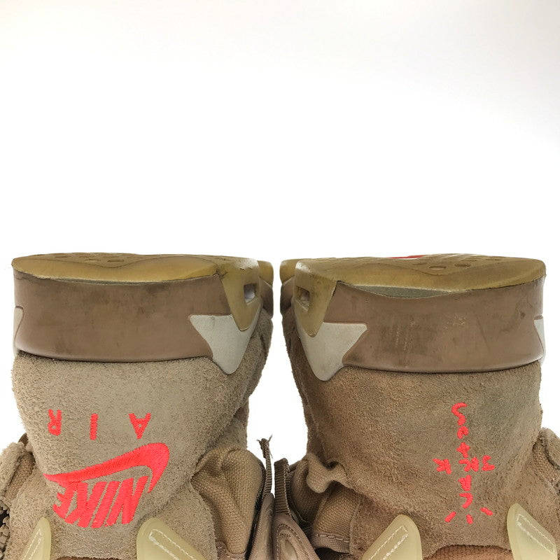【現状渡し品】【メンズ】 NIKE ナイキ × TRAVIS SCOTT トラヴィススコット コラボ AIR JORDAN 6 RETRO DH0690-200 エアジョーダン 6 レトロ スぺシャル スニーカー 靴 160-260323-yy-06-tag サイズ：26cm/US8 カラー：BRITISH KHAKI/BRIGHT CRIMSON 万代Net店