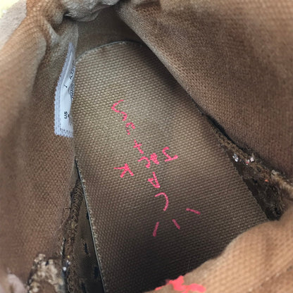 【現状渡し品】【メンズ】 NIKE ナイキ × TRAVIS SCOTT トラヴィススコット コラボ AIR JORDAN 6 RETRO DH0690-200 エアジョーダン 6 レトロ スぺシャル スニーカー 靴 160-260323-yy-06-tag サイズ：26cm/US8 カラー：BRITISH KHAKI/BRIGHT CRIMSON 万代Net店