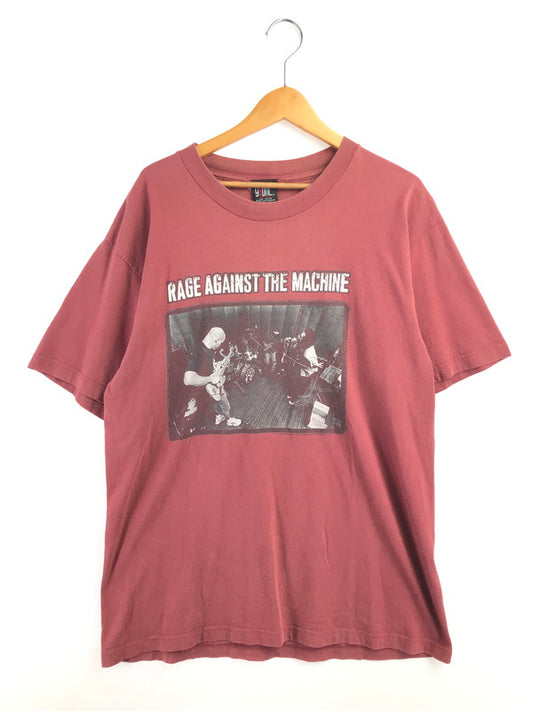 【現状渡し品】【メンズ】 RAGE AGAINST THE MACHINE レイジ アゲインスト ザ マシーン 90's 1997 MEMBER PORTRAIT TEE 90年代 1997年 メンバー ポートレート Tシャツ トップス 146-260430-rt-04-tagh サイズ：L カラー：レッド系 万代Net店