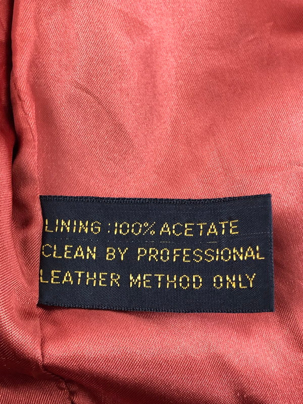 【中古品】【メンズ】 Lewis Leathers ルイスレザー LEATHERS BY JEFFERY レザー バイ ジェフリー 70’s LEATHER COAT 70年代 レザーコート ヴィンテージ アウター 146-260319-rt-03-tag サイズ：40 カラー：ブラウン 万代Net店