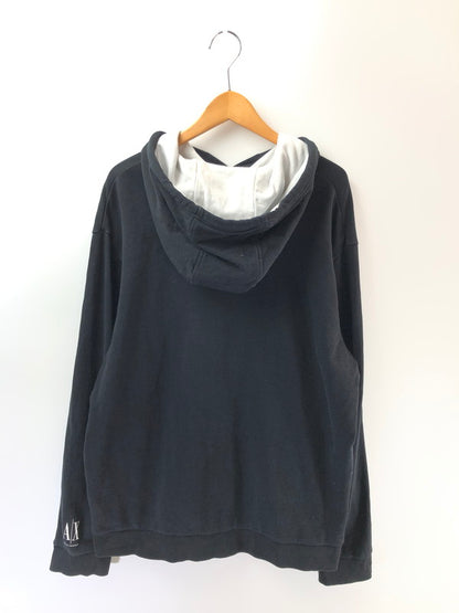 【中古品】【メンズ】 ARMANI EXCHANGE アルマーニエクスチェンジ I LOVE YOU HOODIE 6HZMFJ アイ ラブ ユー フーディー パーカー 141-260313-rt-16-tag サイズ：XL カラー：ブラック 万代Net店
