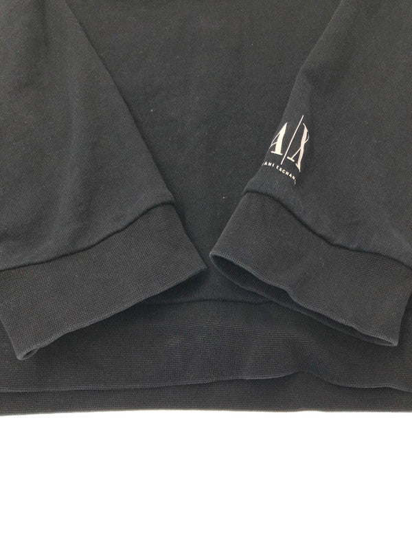 【中古品】【メンズ】 ARMANI EXCHANGE アルマーニエクスチェンジ I LOVE YOU HOODIE 6HZMFJ アイ ラブ ユー フーディー パーカー 141-260313-rt-16-tag サイズ：XL カラー：ブラック 万代Net店