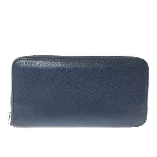 【現状渡し品】【メンズ】 HERMES エルメス AZAP LONG SILK’IN アザップロング シルクイン ラウンドファスナー 財布 181-260430-yy-17-tag カラー：ネイビー 万代Net店