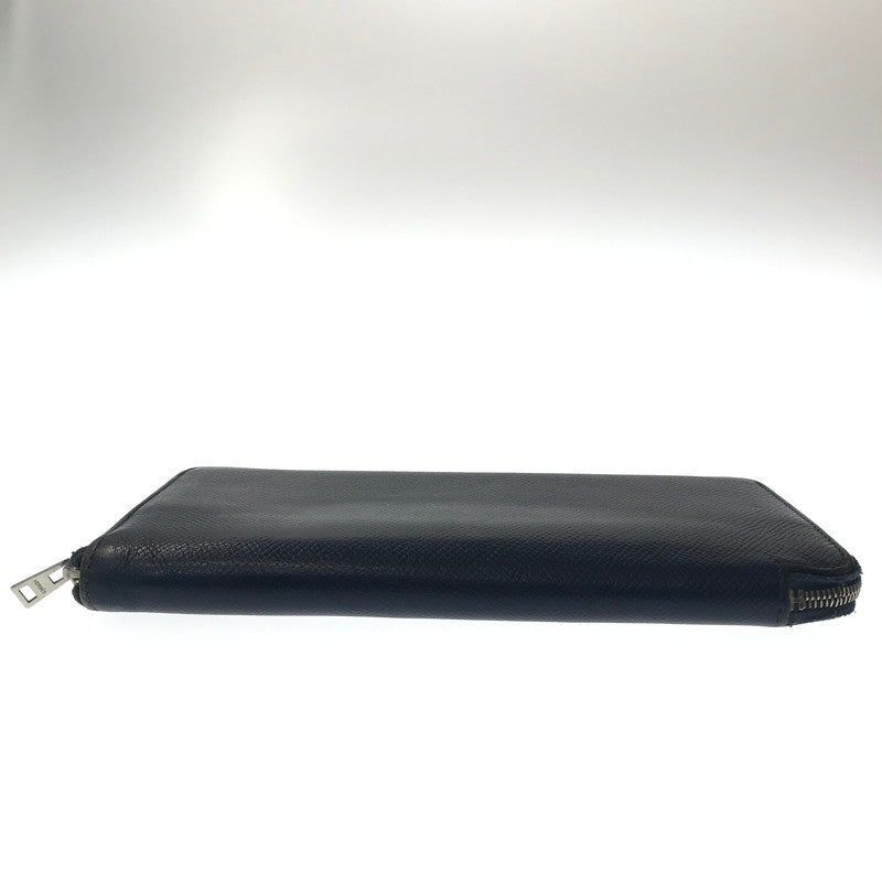 【現状渡し品】【メンズ】 HERMES エルメス AZAP LONG SILK’IN アザップロング シルクイン ラウンドファスナー 財布 181-260430-yy-17-tag カラー：ネイビー 万代Net店