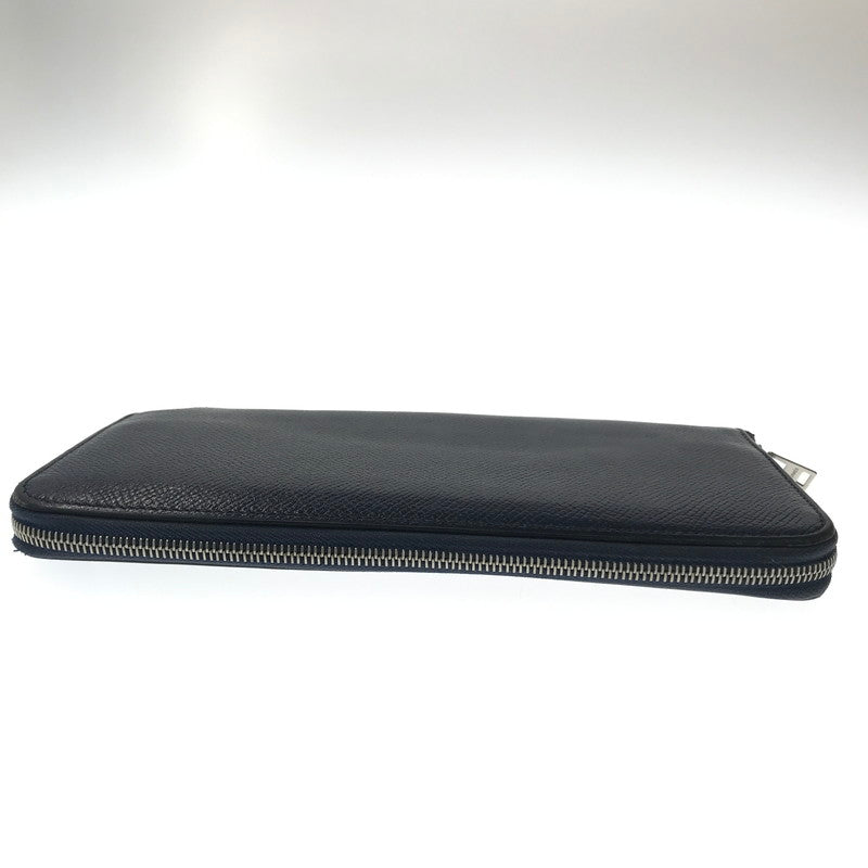 【現状渡し品】【メンズ】 HERMES エルメス AZAP LONG SILK’IN アザップロング シルクイン ラウンドファスナー 財布 181-260430-yy-17-tag カラー：ネイビー 万代Net店