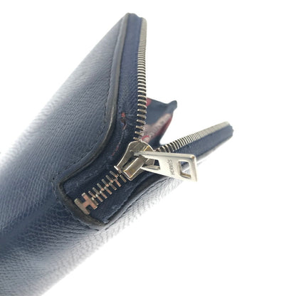 【現状渡し品】【メンズ】 HERMES エルメス AZAP LONG SILK’IN アザップロング シルクイン ラウンドファスナー 財布 181-260430-yy-17-tag カラー：ネイビー 万代Net店