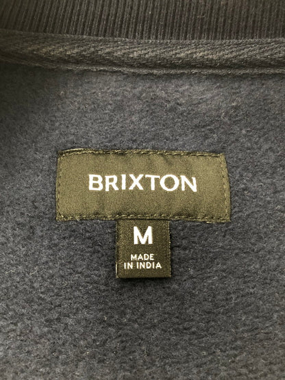 【中古品】【メンズ】 BRIXTON ブリクストン HEAVY WEIGHT SWEATSHIRT NAVY ヘビーウェイト スウェットシャツ トレーナー トップス 142-260313-rt-14-tag サイズ：M カラー：ネイビー 万代Net店