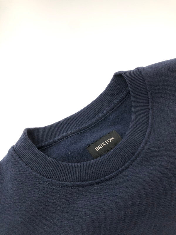 【中古品】【メンズ】 BRIXTON ブリクストン HEAVY WEIGHT SWEATSHIRT NAVY ヘビーウェイト スウェットシャツ トレーナー トップス 142-260313-rt-14-tag サイズ：M カラー：ネイビー 万代Net店