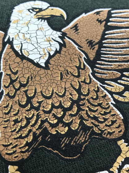 【中古品】【メンズ】 BRIXTON ブリクストン EAGLE SWEATSHIRT 22638 イーグルスウェットシャツ 142-260313-rt-05-tag サイズ：L カラー：グリーン系 万代Net店