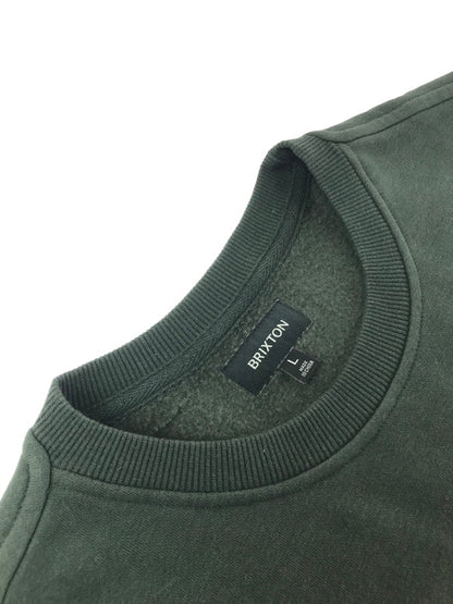 【中古品】【メンズ】 BRIXTON ブリクストン EAGLE SWEATSHIRT 22638 イーグルスウェットシャツ 142-260313-rt-05-tag サイズ：L カラー：グリーン系 万代Net店