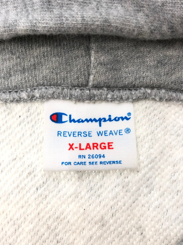 【中古品】【メンズ】 Champion チャンピオン REVERSE WEAVE HOODIE GRAY C3-X111 リバースウィーブ フーディー パーカー 148-260313-rt-15-tag サイズ：XL カラー：グレー 万代Net店