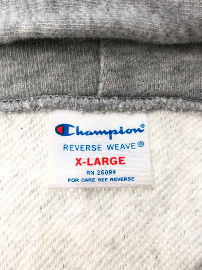 【中古品】【メンズ】 Champion チャンピオン REVERSE WEAVE HOODIE GRAY C3-X111 リバースウィーブ フーディー パーカー 148-260313-rt-15-tag サイズ：XL カラー：グレー 万代Net店