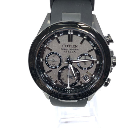 【中古品】【メンズ】 CITIZEN シチズン ATTESA CC4055-14H アテッサ エコドライブ ソーラー 腕時計 195-260312-yy-02-tag カラー：ブラック 万代Net店