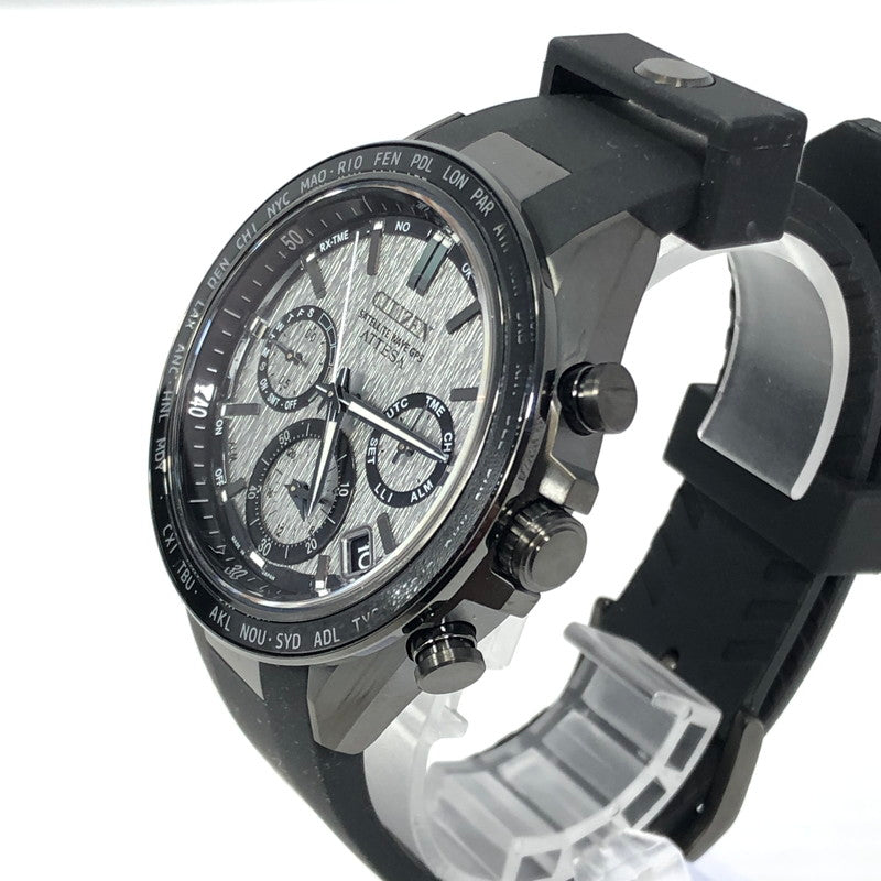 【中古品】【メンズ】 CITIZEN シチズン ATTESA CC4055-14H アテッサ エコドライブ ソーラー 腕時計 195-260312-yy-02-tag カラー：ブラック 万代Net店