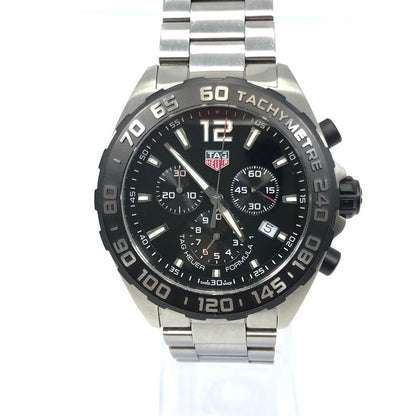 【中古品】【メンズ】 TAG HEUER タグホイヤー FORMULA 1 CHRONOGRAPH CAZ1010.BA0842 フォーミュラ1 クロノグラフ デイトクォーツ 腕時計 195-260312-yy-01-tag カラー：シルバー/ブラック 万代Net店