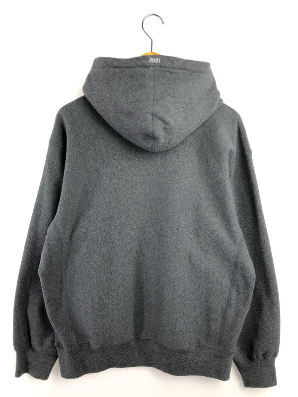 【中古品】【メンズ】 Supreme シュプリーム 21AW BOX LOGO HOODED SWEATSHIRT ボックスロゴ フーデッド スウェット シャツ パーカー トップス 149-260320-rt-16-tag サイズ：M カラー：グレー 万代Net店