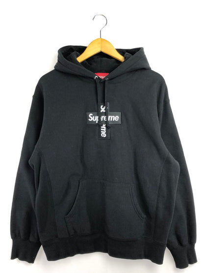 【中古品】【メンズ】 Supreme シュプリーム 20AW CROSS BOX LOGO HOODED SWEATSHIRT クロス ボックスロゴ フーデッド スウェットシャツ 149-260320-rt-17-tag サイズ：M カラー：ブラック 万代Net店