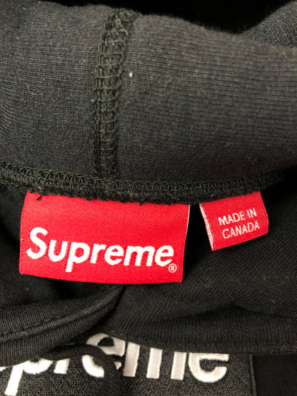 【中古品】【メンズ】 Supreme シュプリーム 20AW CROSS BOX LOGO HOODED SWEATSHIRT クロス ボックスロゴ フーデッド スウェットシャツ 149-260320-rt-17-tag サイズ：M カラー：ブラック 万代Net店