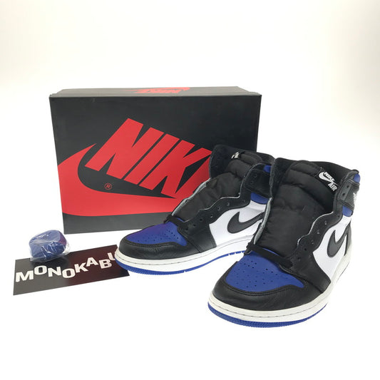 【中古品】【メンズ】 NIKE ナイキ AIR JORDAN 1 RETRO HIGH OG 555088-041 エア ジョーダン 1 レトロ ハイ オリジナル スニーカー 靴 160-260323-yy-04-tag サイズ：27cm/US9 カラー："ROYAL TOE"BLACK/BLACK-WHITE-GAME ROYAL 万代Net店