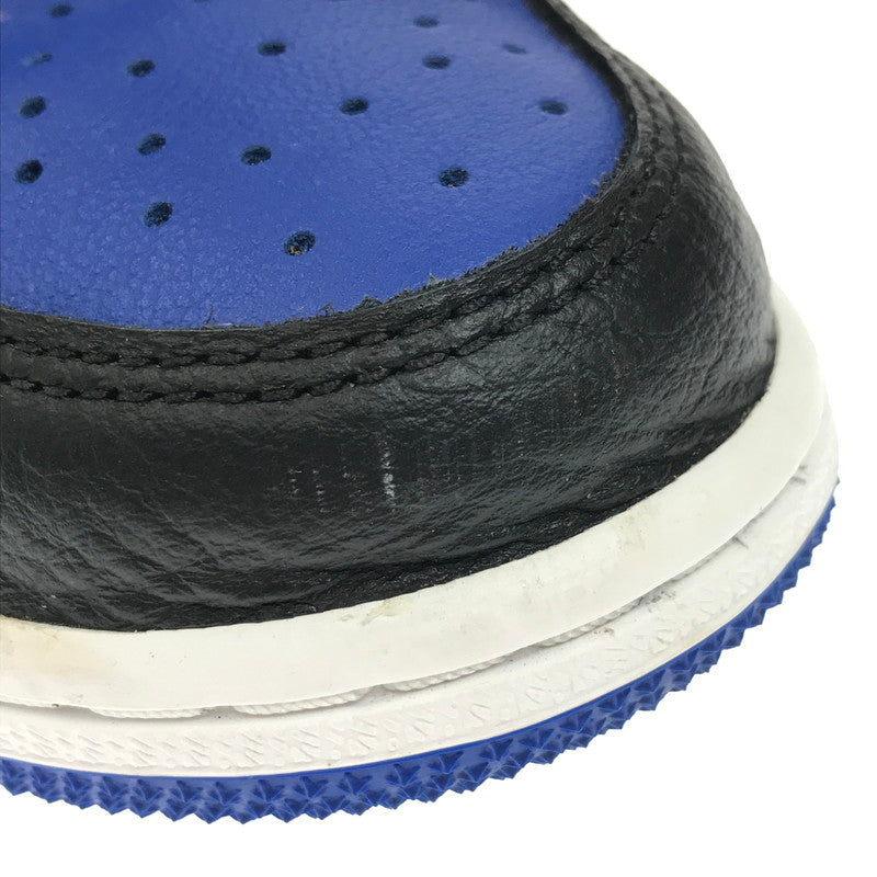 【中古品】【メンズ】 NIKE ナイキ AIR JORDAN 1 RETRO HIGH OG 555088-041 エア ジョーダン 1 レトロ ハイ オリジナル スニーカー 靴 160-260323-yy-04-tag サイズ：27cm/US9 カラー："ROYAL TOE"BLACK/BLACK-WHITE-GAME ROYAL 万代Net店